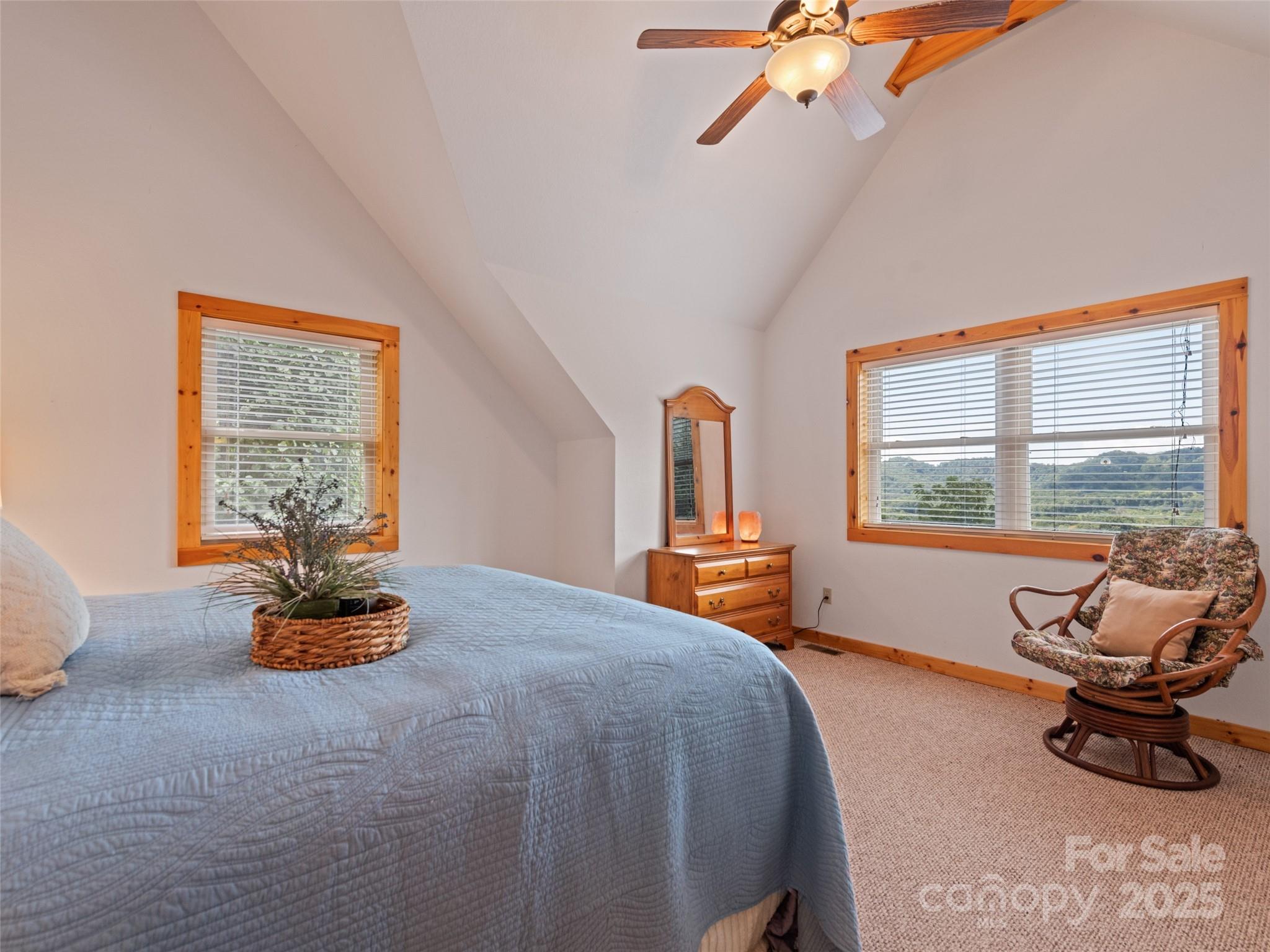 432 Raccoon Point Waynesville, NC 28786 - Photo 26 of 48 a bedroom with furniture and a window