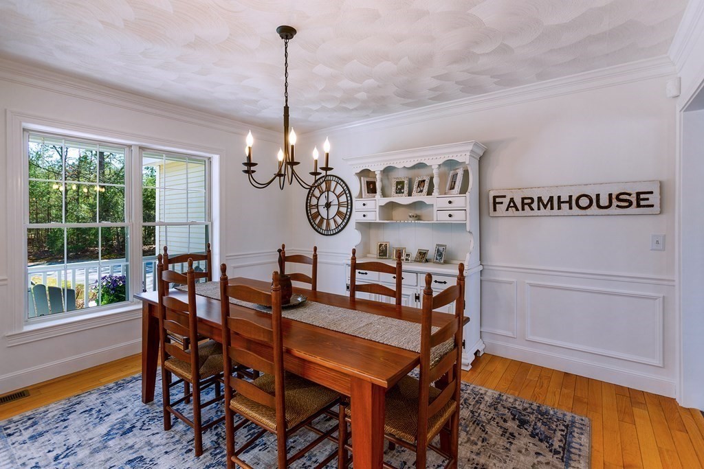 95 Lunenburg Road Townsend, MA 01474 - Photo 3 of 42 a view of a dining room with furniture window and wooden floor