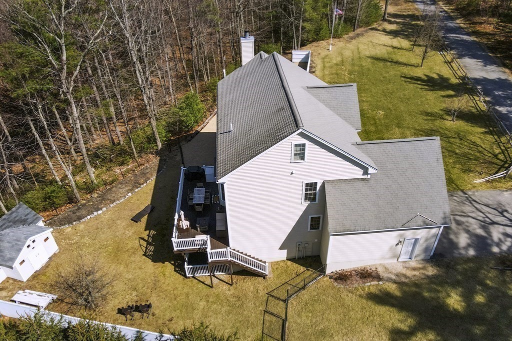95 Lunenburg Road Townsend, MA 01474 - Photo 32 of 42 an aerial view of a house with a yard