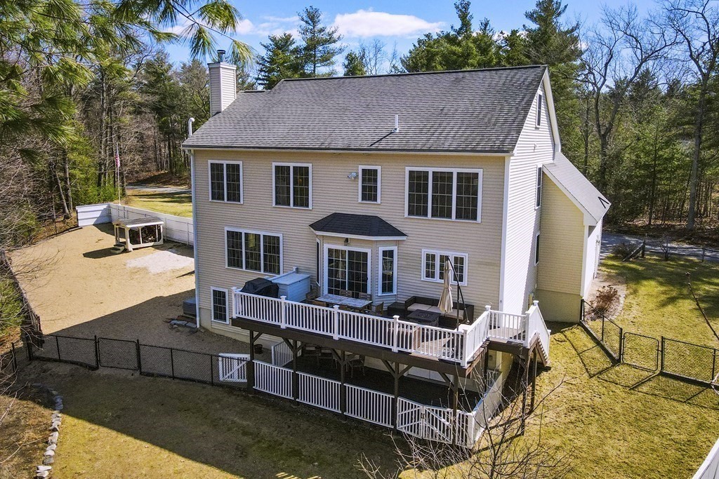 95 Lunenburg Road Townsend, MA 01474 - Photo 34 of 42 a aerial view of a house with swimming pool in front of it