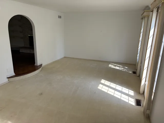 a view of empty closet