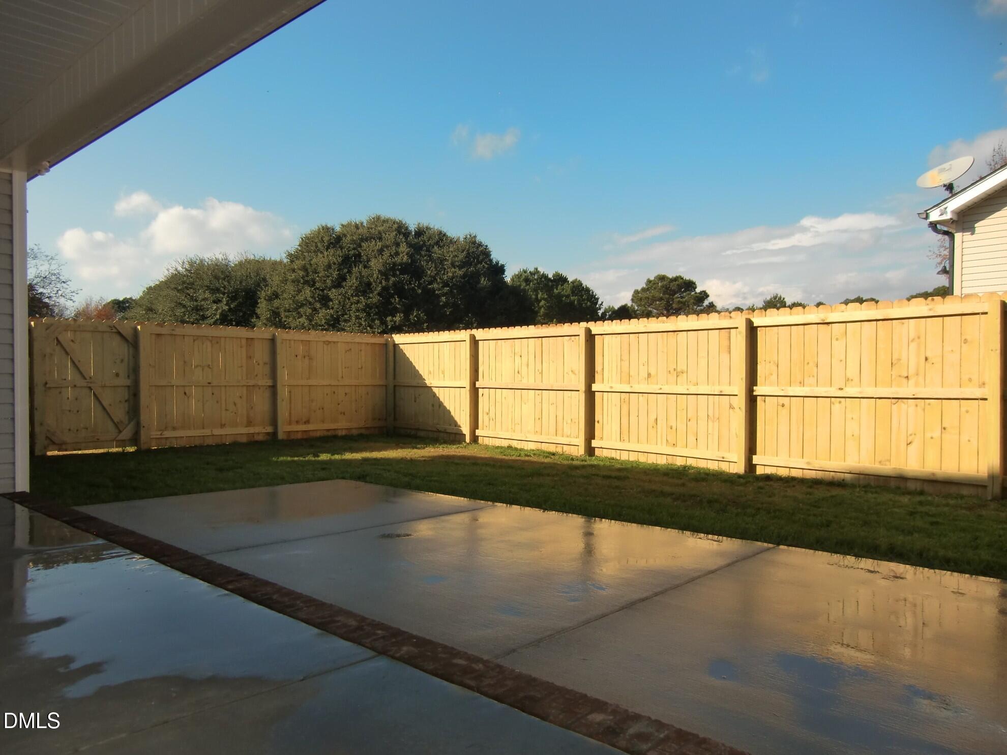 100 Covington Lane Dunn, NC 28334 - Photo 33 of 54 Fenced Patio STAGED 2