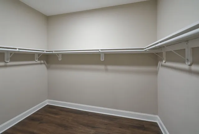 a view of an empty room