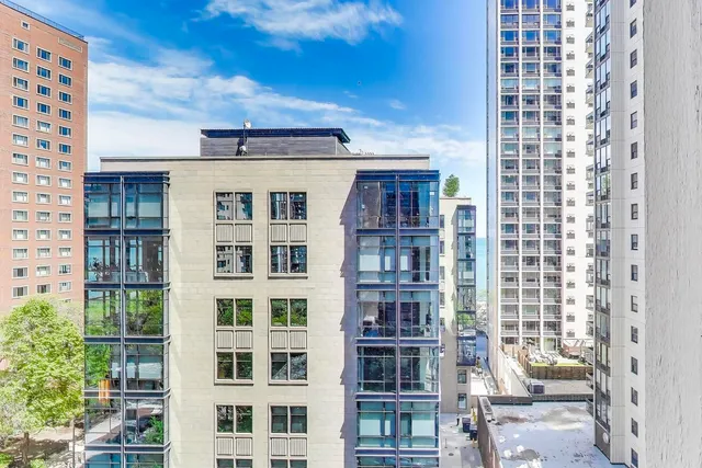 a front view of a building