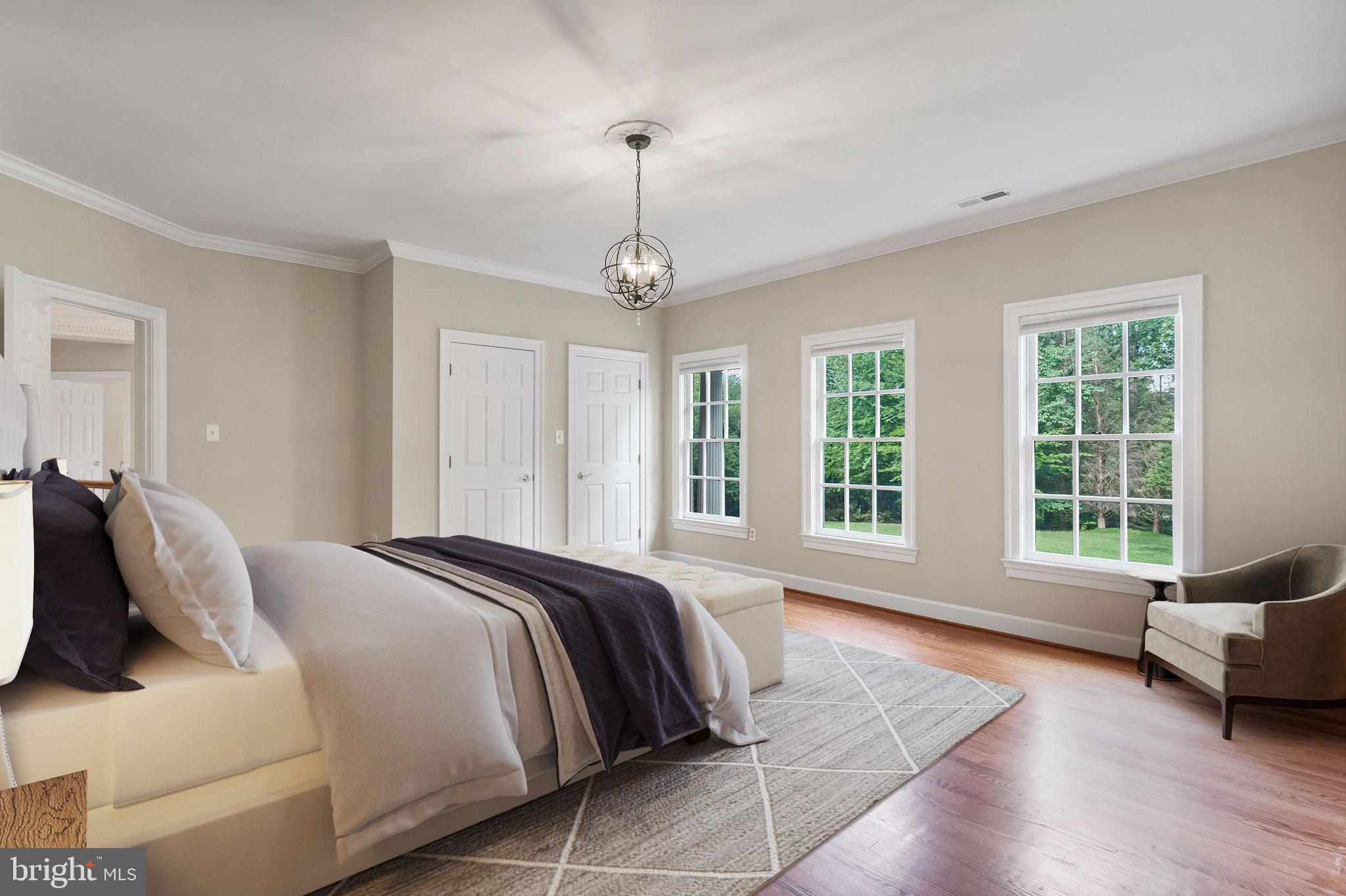 190 Falcon Ridge Road Great Falls, VA 22066 - Photo 33 of 74 Spacious, Sun-lit Bedroom #2 //Virtually Staged