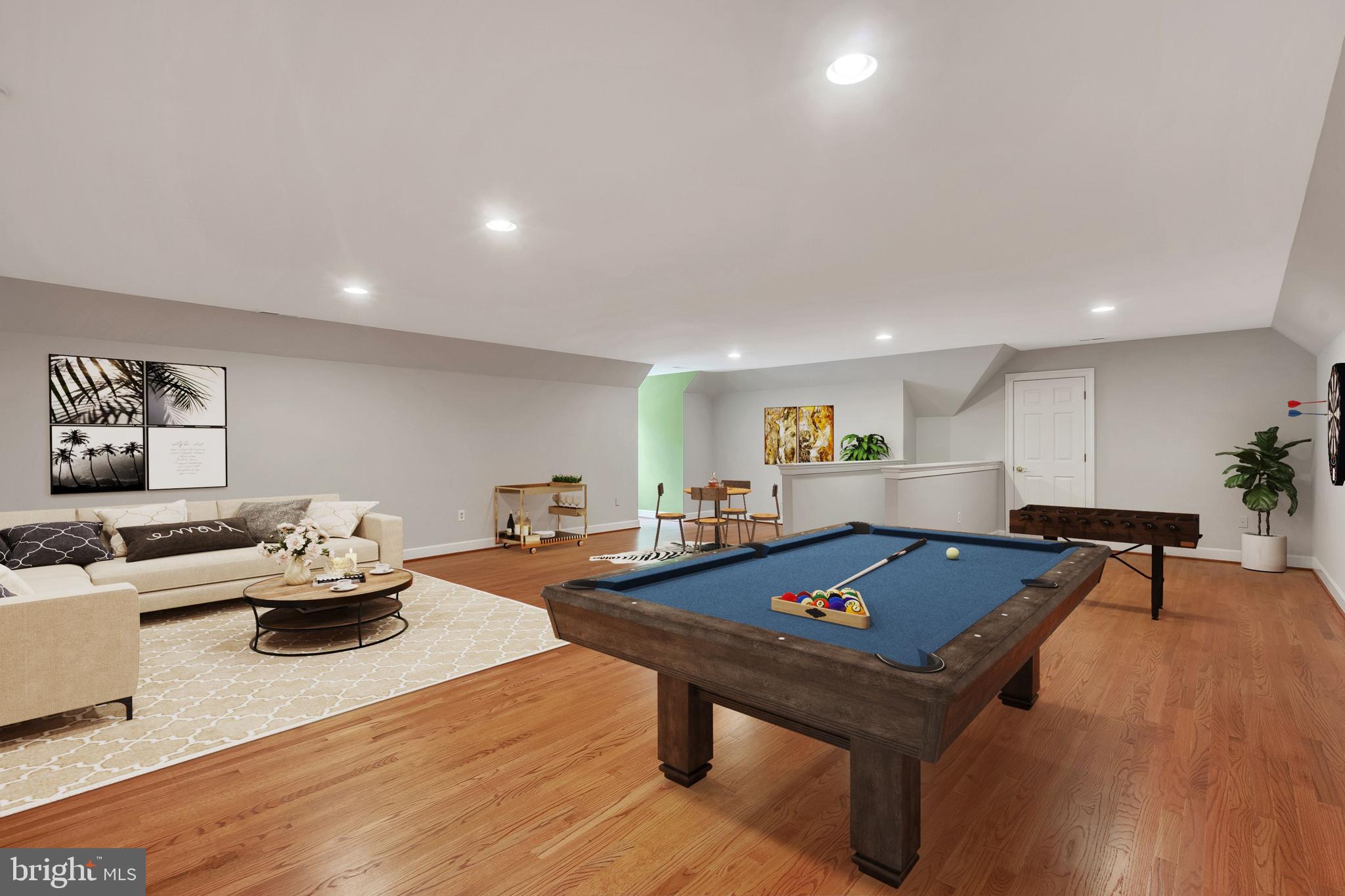 190 Falcon Ridge Road Great Falls, VA 22066 - Photo 42 of 74 4th Level Rec Room// Virtually Staged