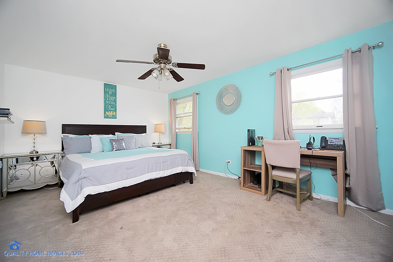 5119 Riverside Drive Richton Park, IL 60471 - Photo 20 of 26 a spacious bedroom with a bed and a window