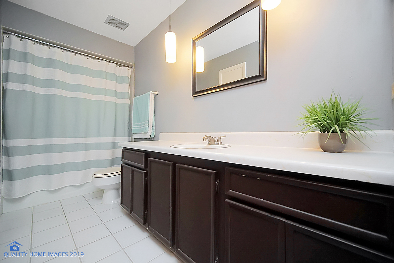 5119 Riverside Drive Richton Park, IL 60471 - Photo 22 of 26 a bathroom with a sink a toilet and shower
