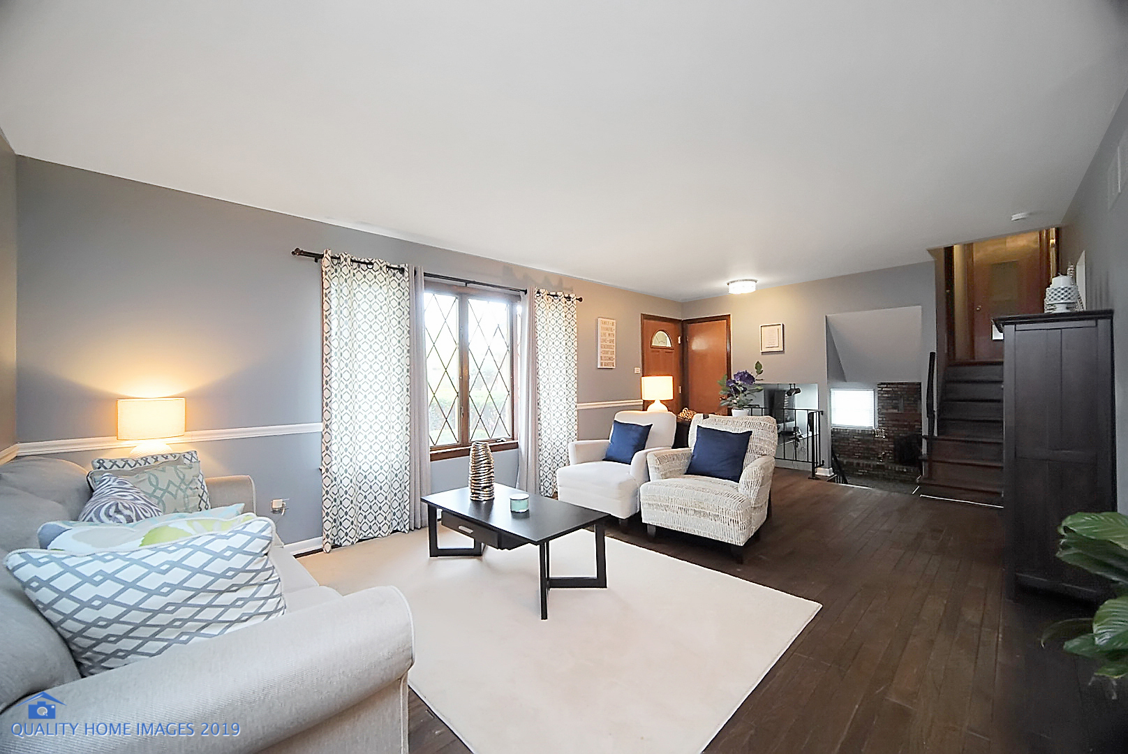 5119 Riverside Drive Richton Park, IL 60471 - Photo 5 of 26 a living room with furniture and a large window