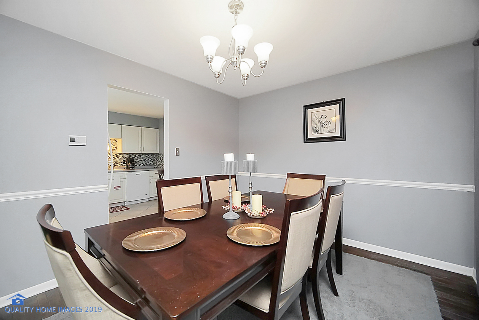 5119 Riverside Drive Richton Park, IL 60471 - Photo 8 of 26 a view of a dining room with furniture and wooden floor