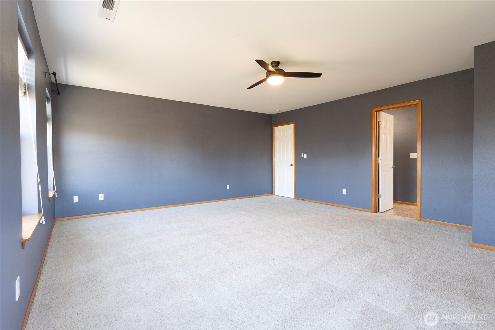 1877 Emerald Way Lynden, WA 98264 - Photo 19 of 33 a view of an empty room with a ceiling fan