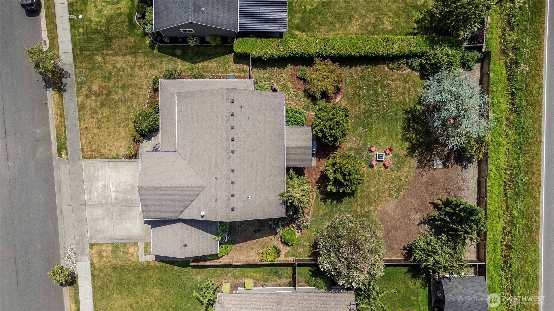 1877 Emerald Way Lynden, WA 98264 - Photo 33 of 33 an aerial view of a house with outdoor space