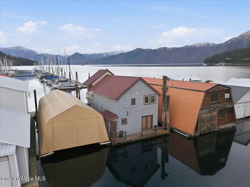34129 Scenic Bay Road Bayview, ID 83803 - Photo 50 of 72 46-Aerial back of home