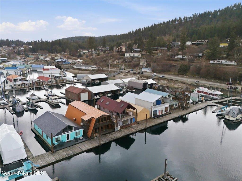 34129 Scenic Bay Road Bayview, ID 83803 - Photo 5 of 72 03-Aerial front of home