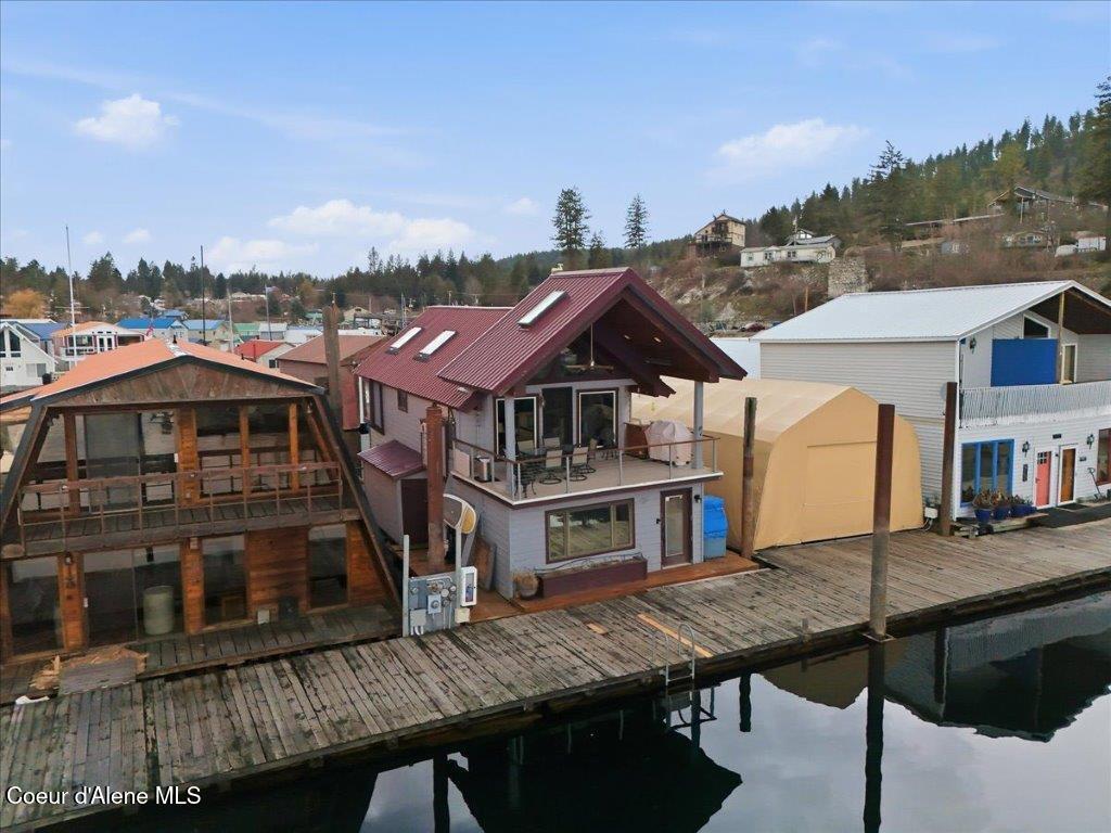 34129 Scenic Bay Road Bayview, ID 83803 - Photo 6 of 72 05-Aerial front of home