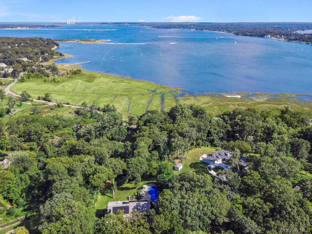 5 Coon Hollow Road Lloyd Harbor, NY 11743 - Photo 41 of 43 a view of an outdoor space and a lake view