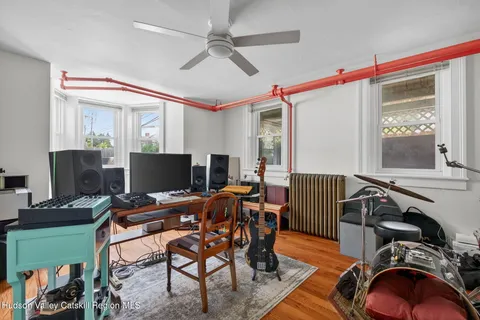 a utility room with sink dryer and washer
