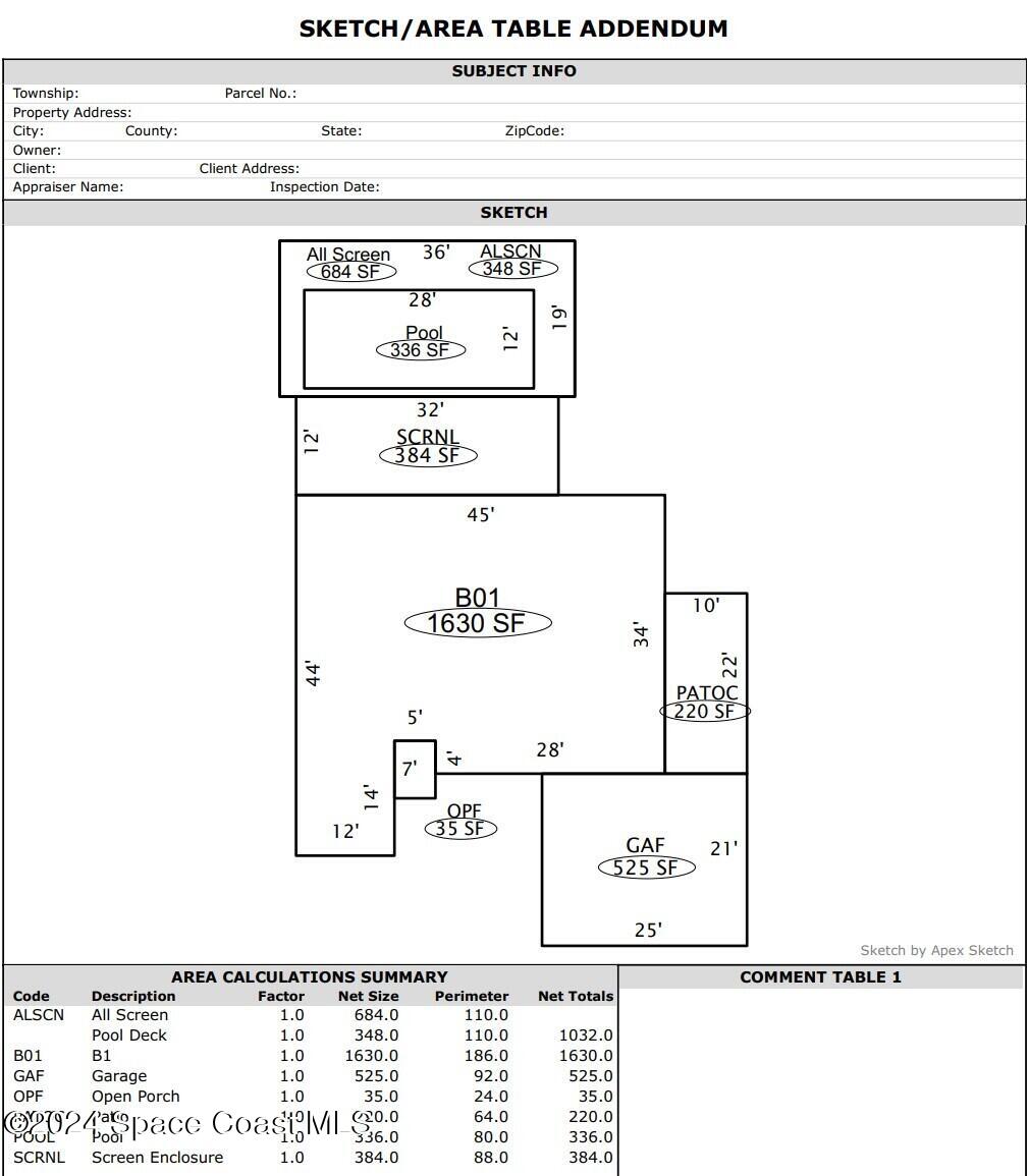 379 Sauders Road Southeast Palm Bay, FL 32909 - Photo 10 of 64 379 Sauders Rd SE - Sketch