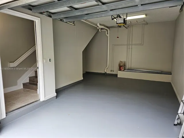 a view of a car garage