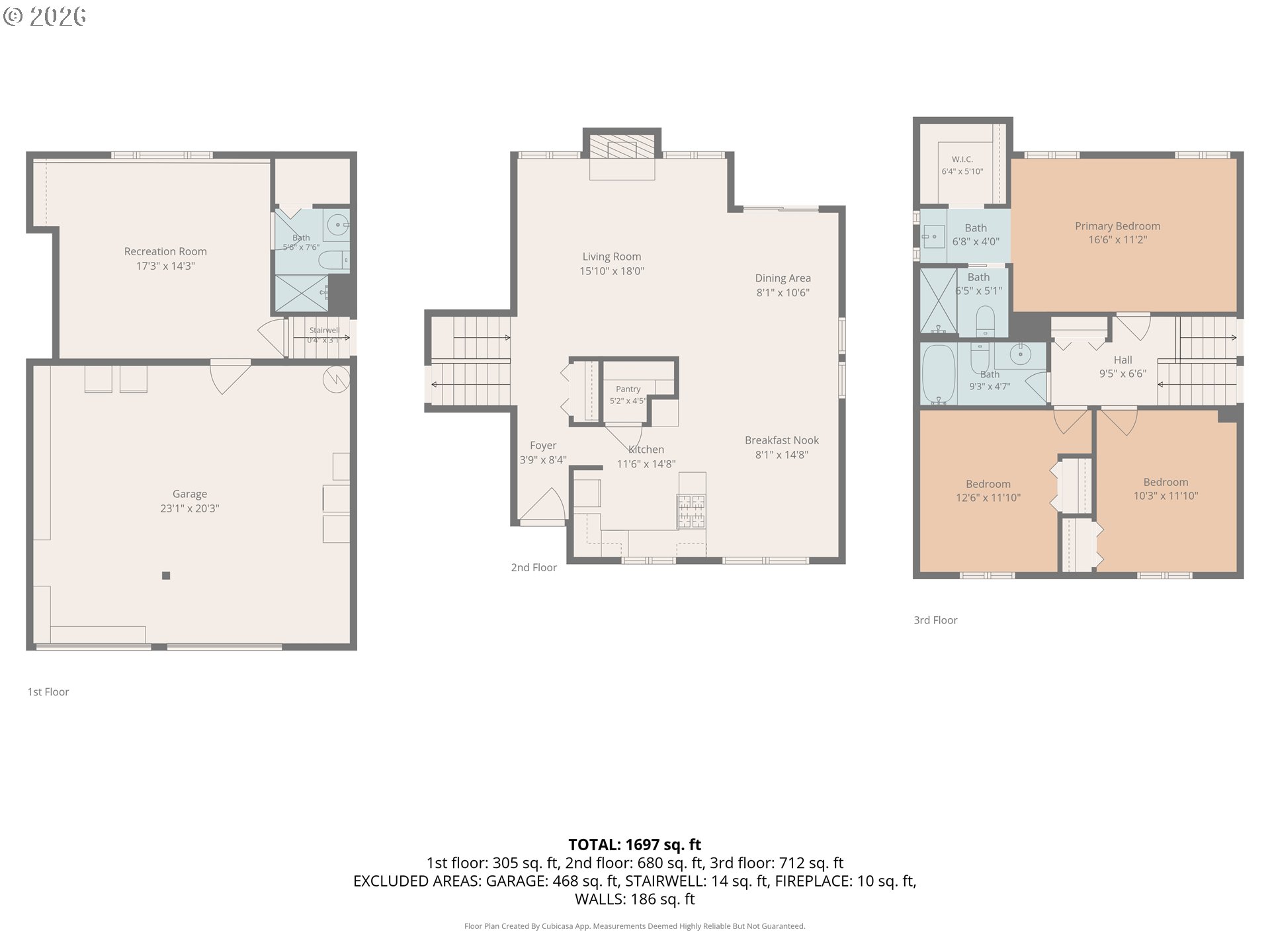 7295 Southwest Alpine Drive Beaverton, OR 97008 - Photo 48 of 48 Floor Plan