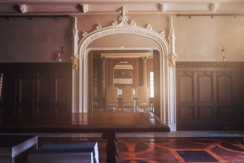 a view of a entryway door of the house