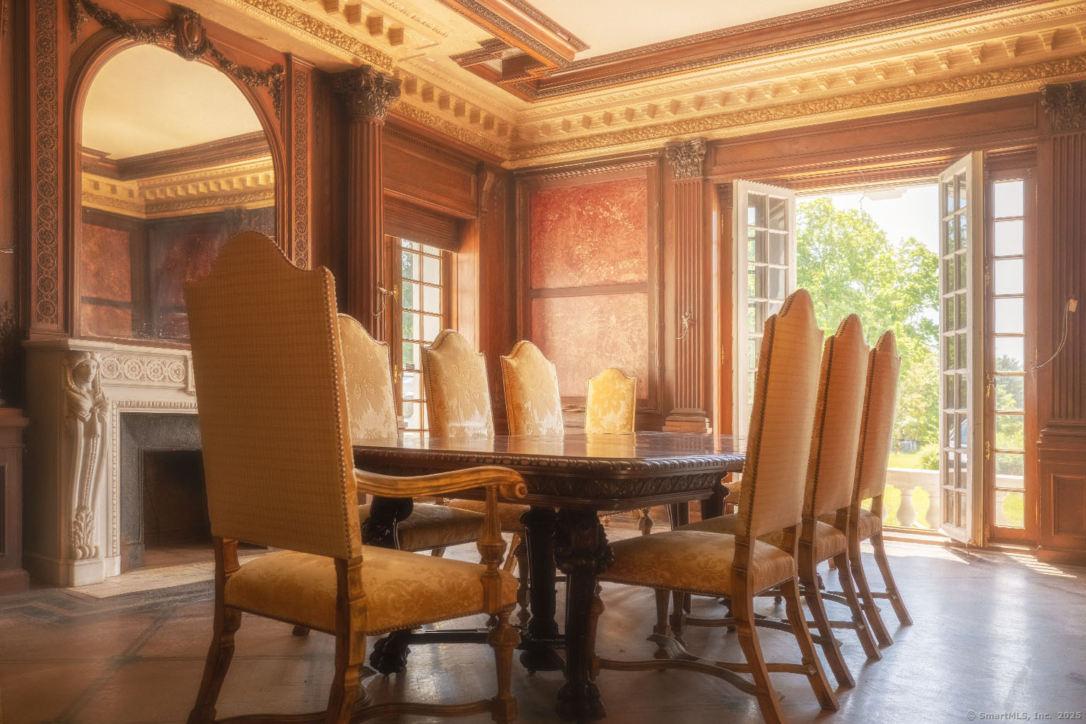 138 Amenia Road Sharon, CT 06069 - Photo 25 of 31 a view of a dining room with furniture window and wooden floor