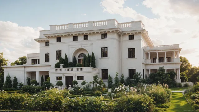 a view of a house with a yard and sitting area