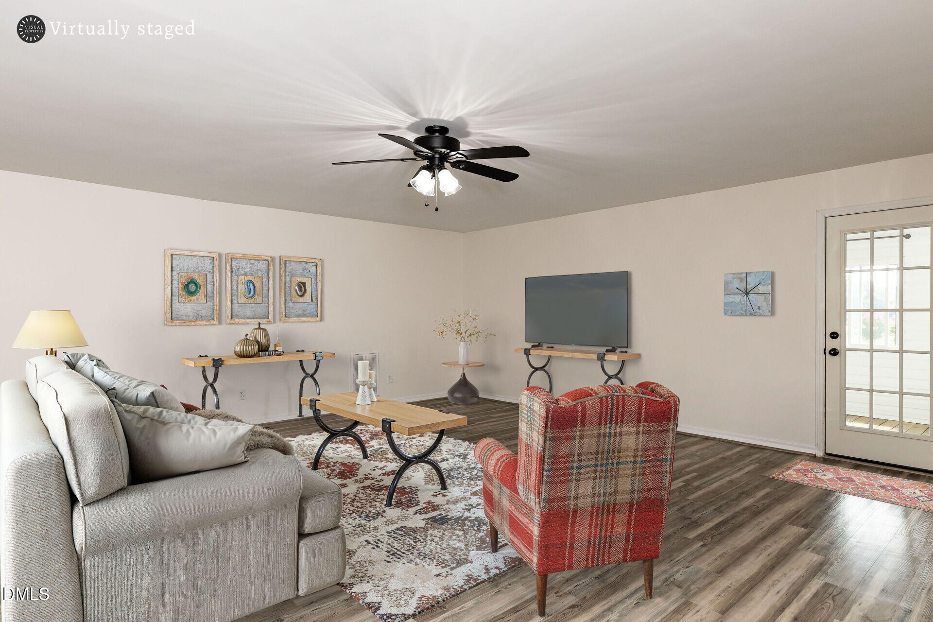 10336 Old Beulah Road Kenly, NC 27542 - Photo 12 of 71 a living room with furniture a rug and a window
