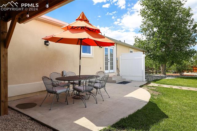 3976 Curtis Road Peyton, CO 80831 - Photo 28 of 44 View of patio