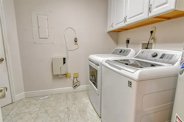 a view of a lake with houses