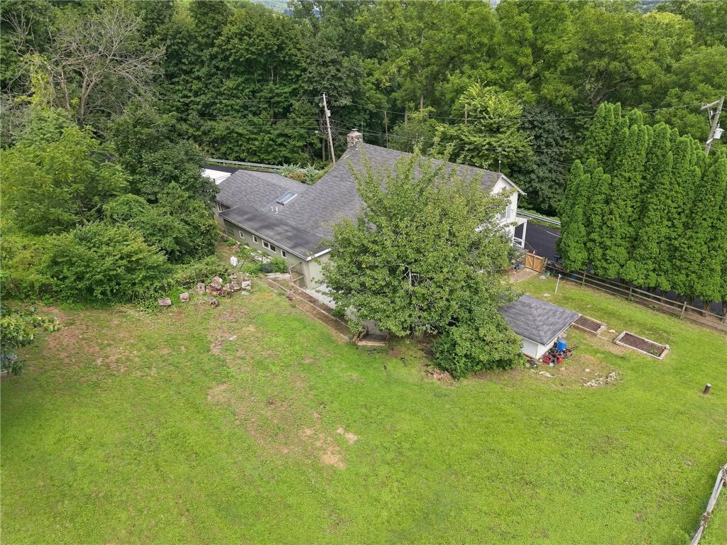 3408 Oak Hill Road Emmaus, PA 18049 - Photo 61 of 93 Mature trees frame a private lawn surrounding this multi-level home with an auxiliary outbuilding.