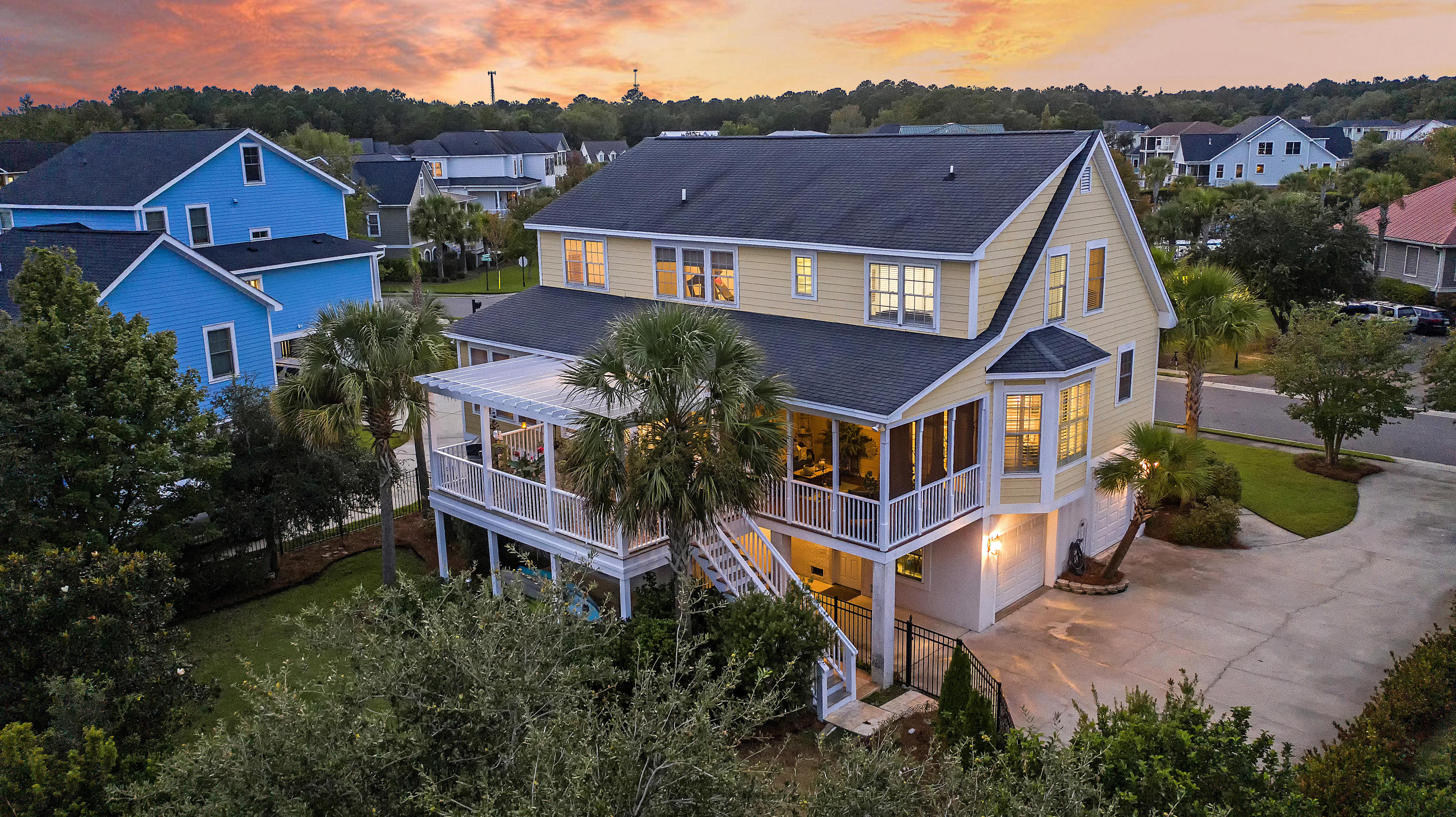 1093 Rivershore Road Charleston, SC 29492 - Photo 14 of 51 CREM_1093 Rivershore Road twilight_016
