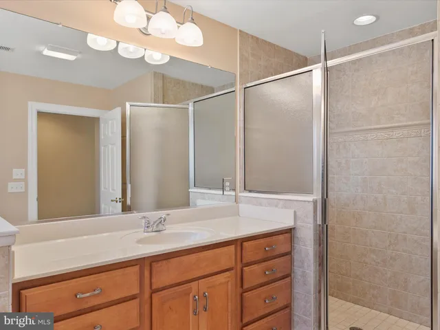 a view of a swimming pool and an outdoor space