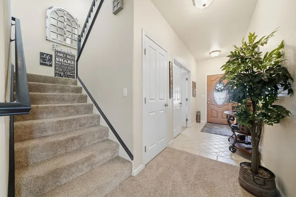 a view of entryway with a potted plant