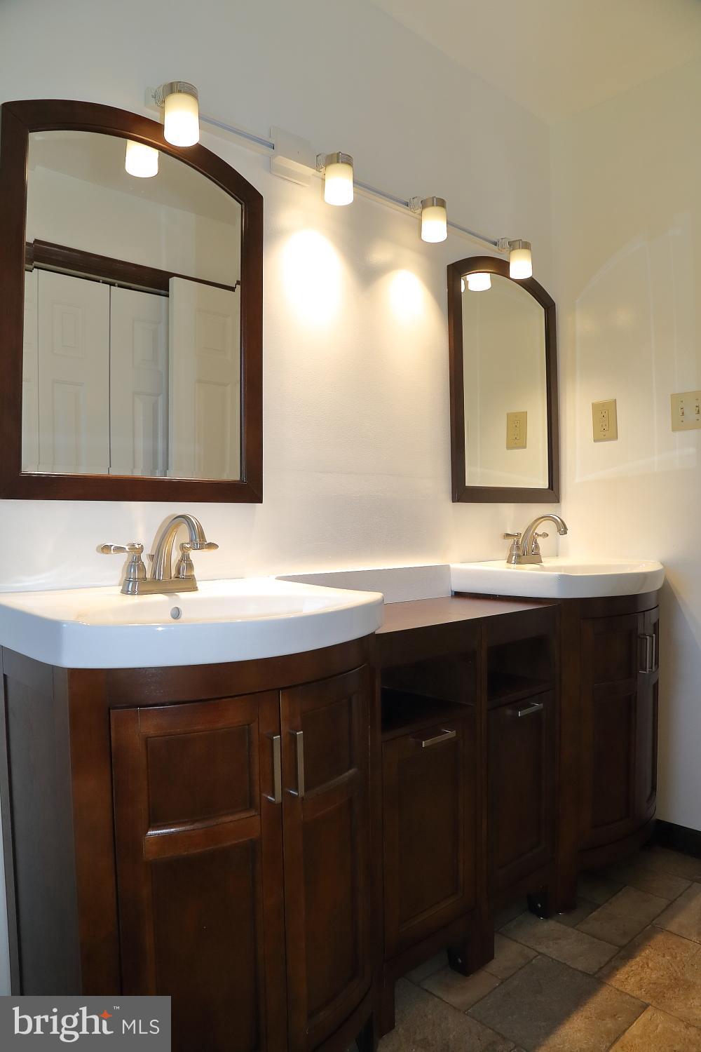 1007 East Meadow Road Manheim, PA 17545 - Photo 14 of 28 a bathroom with a double vanity sink and a mirror