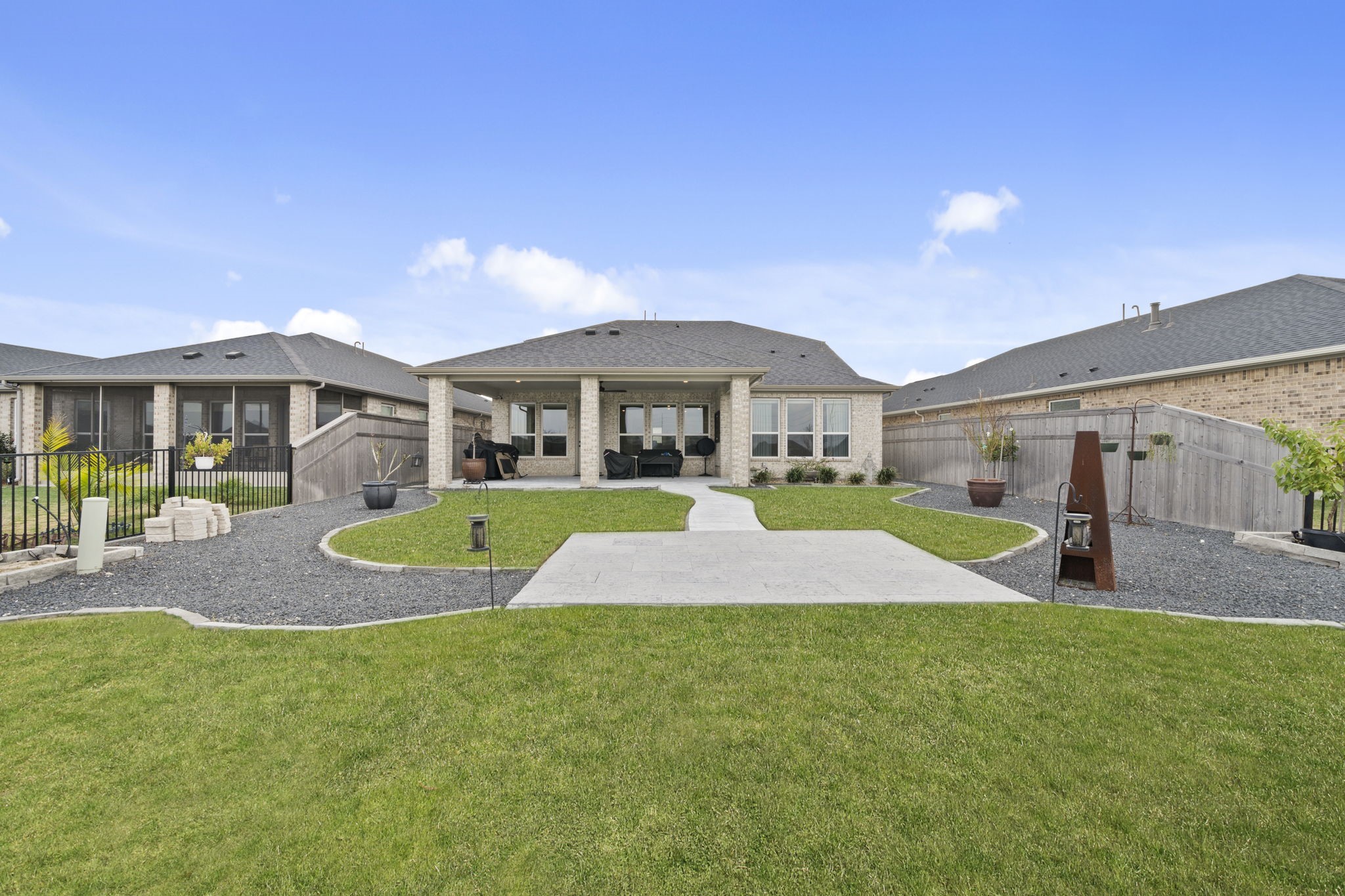 29154 Rustic Orch Lane Fulshear, TX 77441 - Photo 34 of 35 a view of outdoor space yard and swimming pool