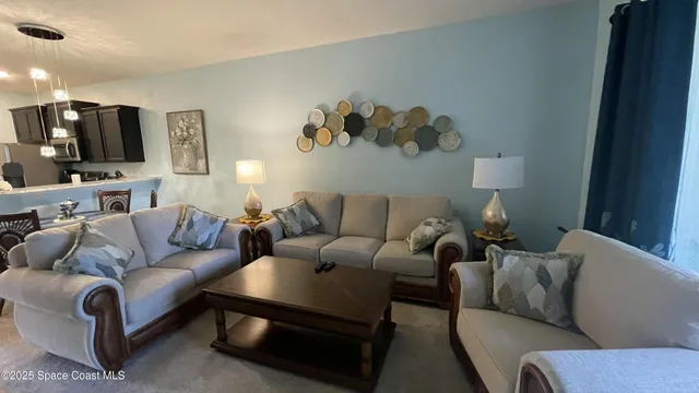 a view of backyard with green space