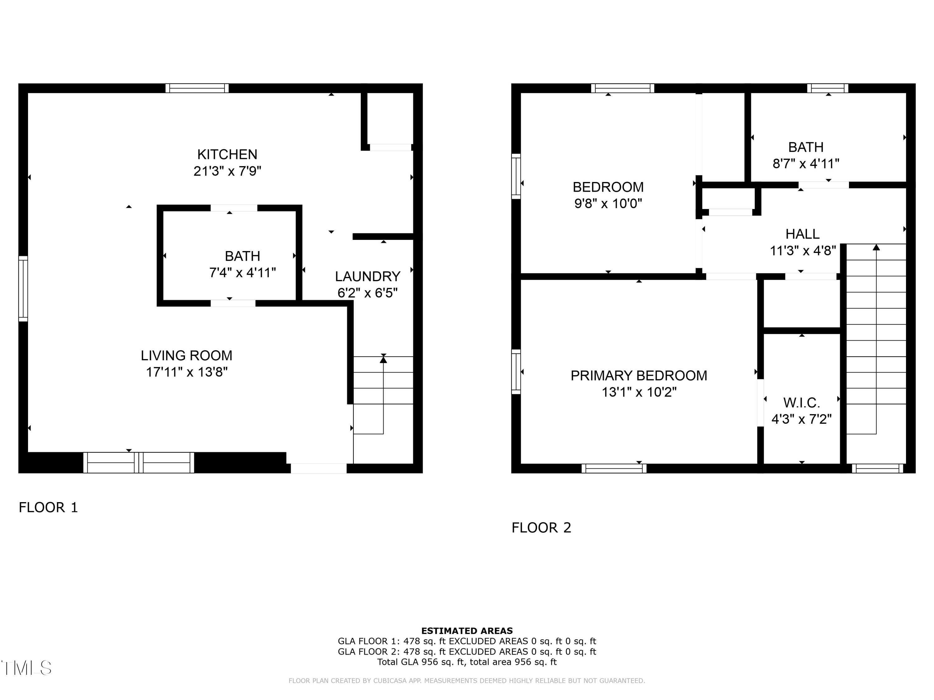 527 Forrest Street Hillsborough, NC 27278 - Photo 41 of 44 a picture of a floor plan