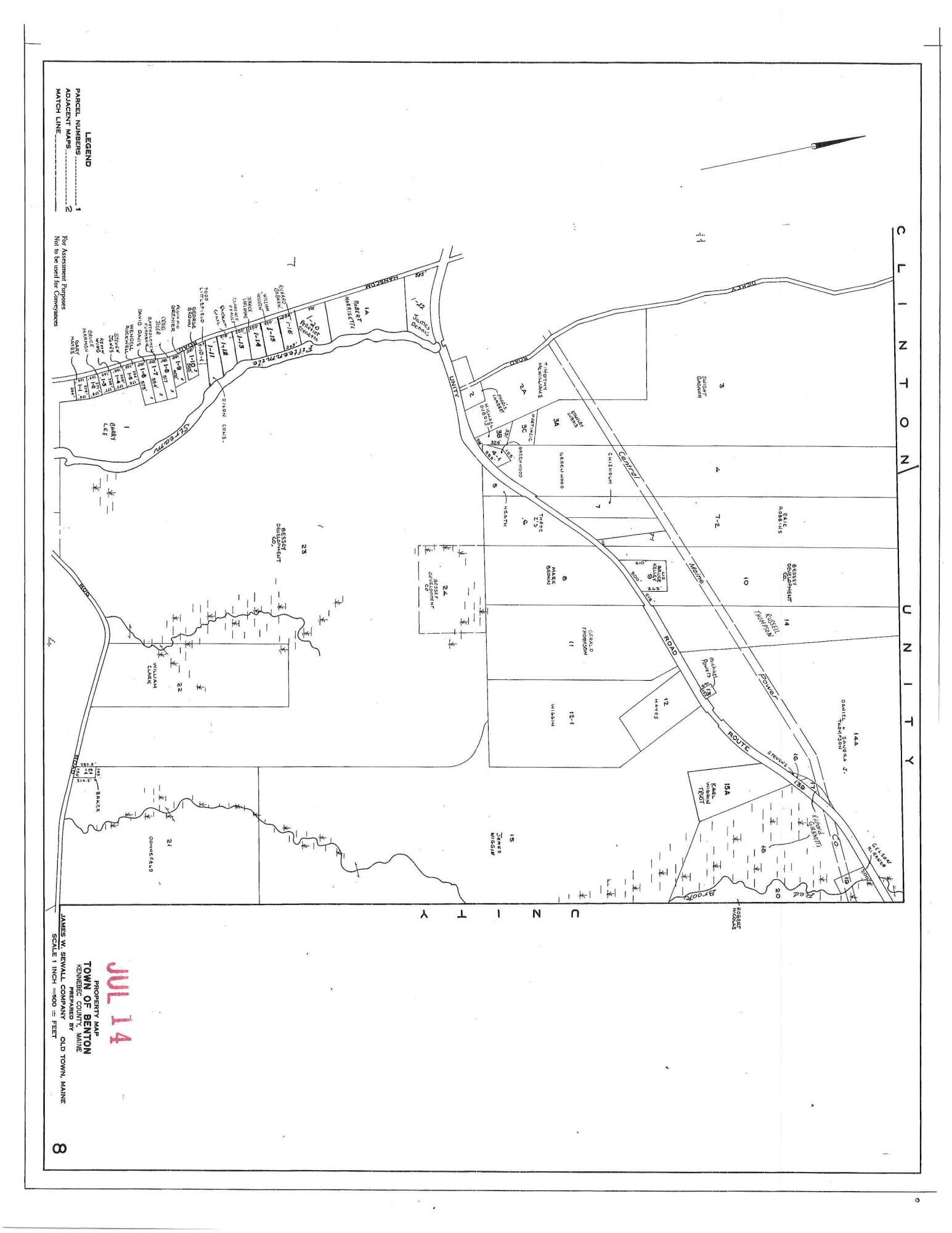 Lot 21 Bog Road Waterville, ME 04901 - Photo 1 of 7 Tax Map_8 Lot 21