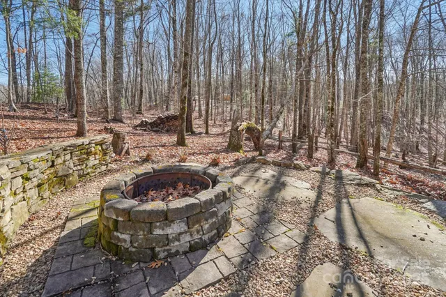 a view of a chairs and tables in patio