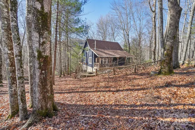 a view of outdoor space with garden