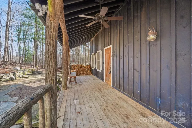 a view of a backyard of a house