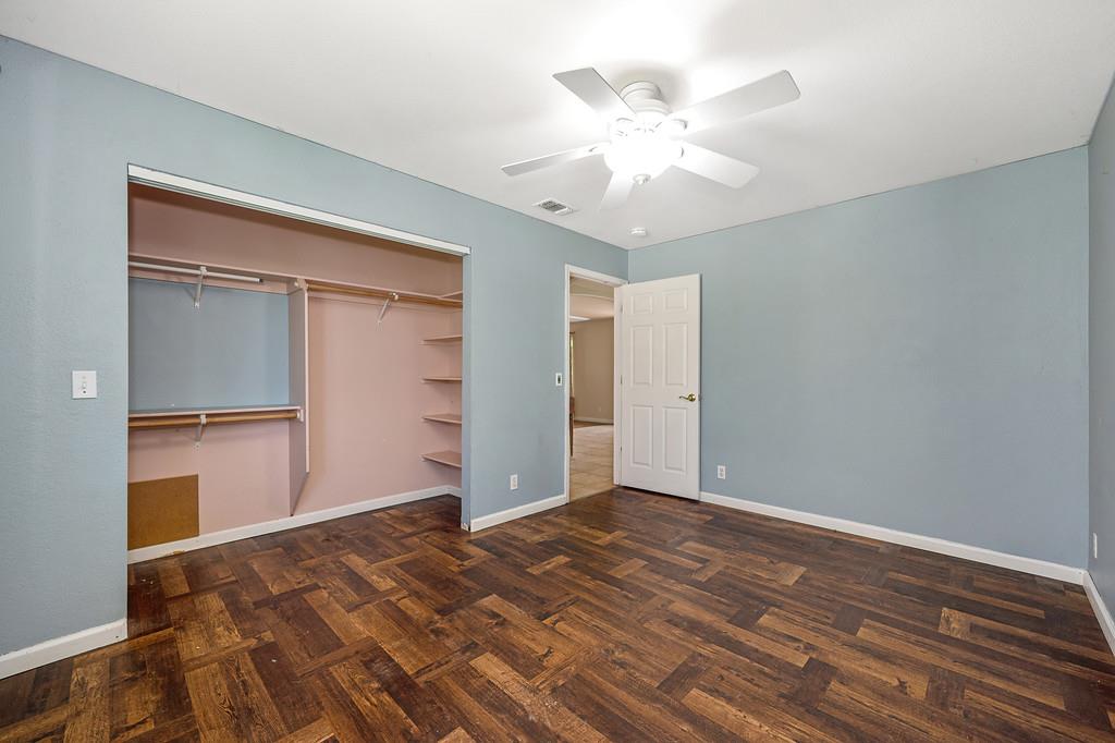6181 Lambert Lane El Dorado, CA 95623 - Photo 40 of 80 a view of a room with wooden floor and closet area