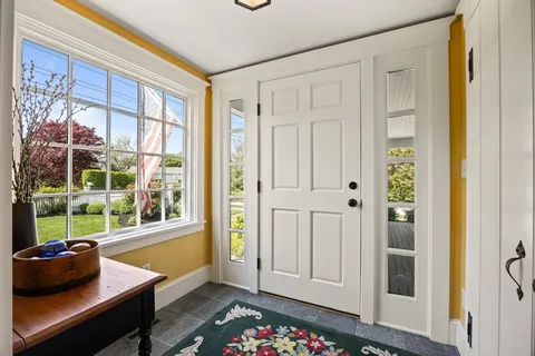 a room with furniture and window