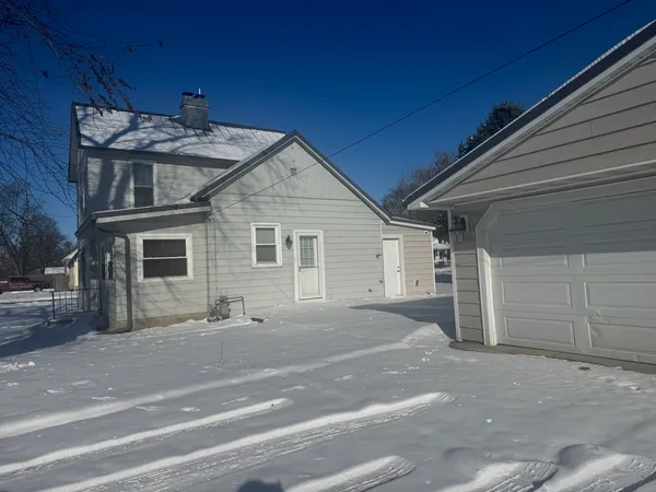 a view of a house with a patio