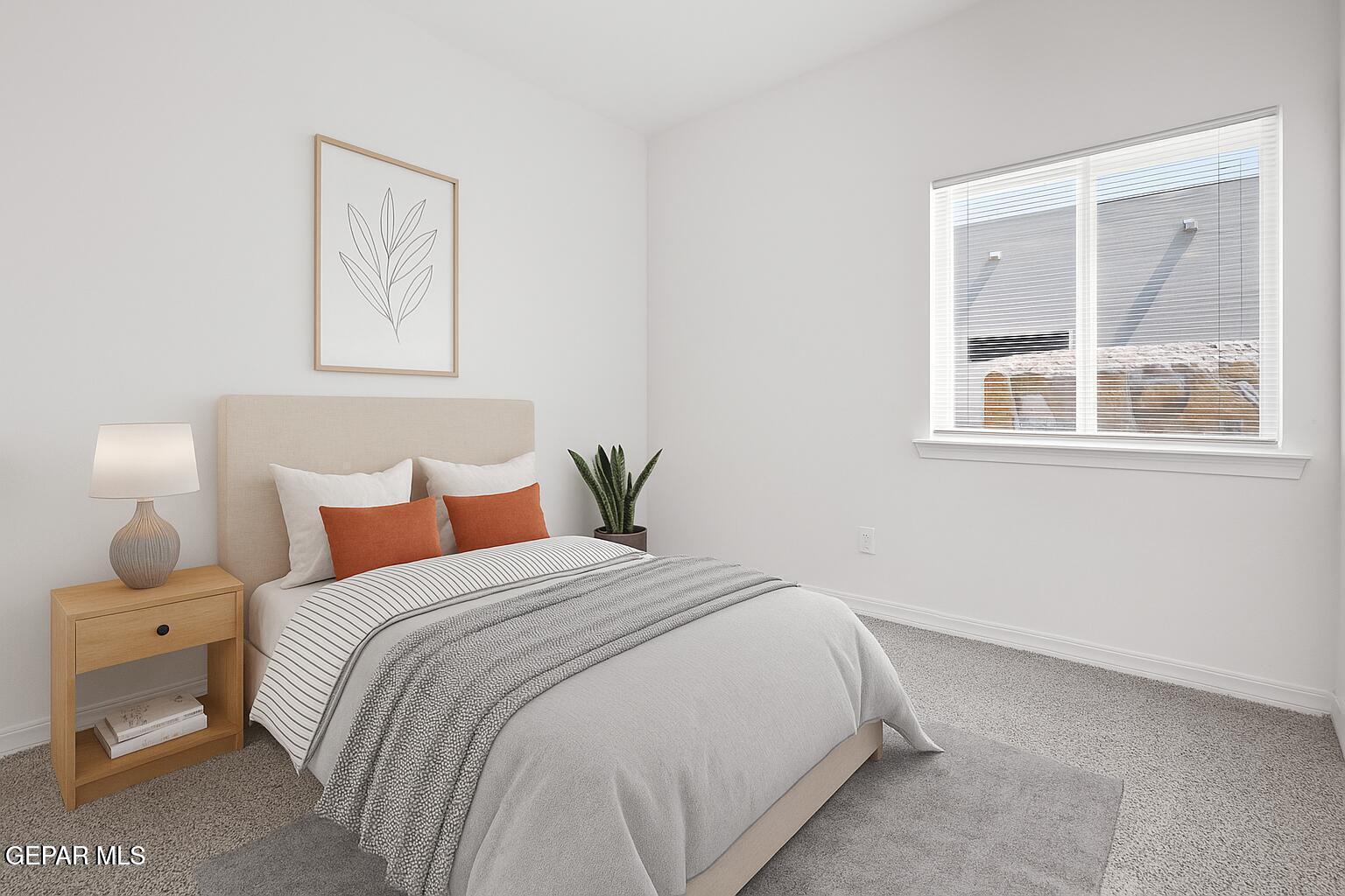 257 Farnborough Street El Paso, TX 79928 - Photo 22 of 34 a bedroom with a bed and a window