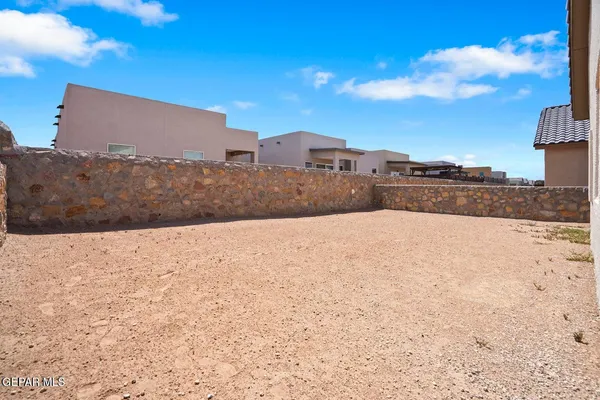 a view of terrace with a yard