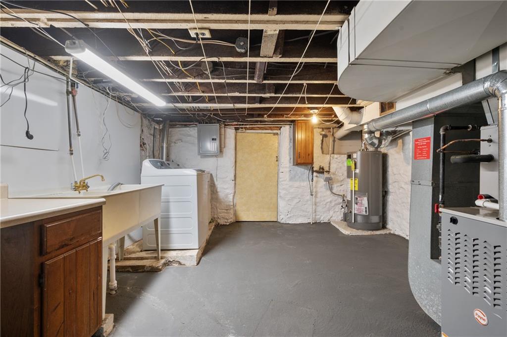 1908 Middle Street Pittsburgh, PA 15215 - Photo 22 of 30 Plenty of room for laundry in the clean, well lit basement