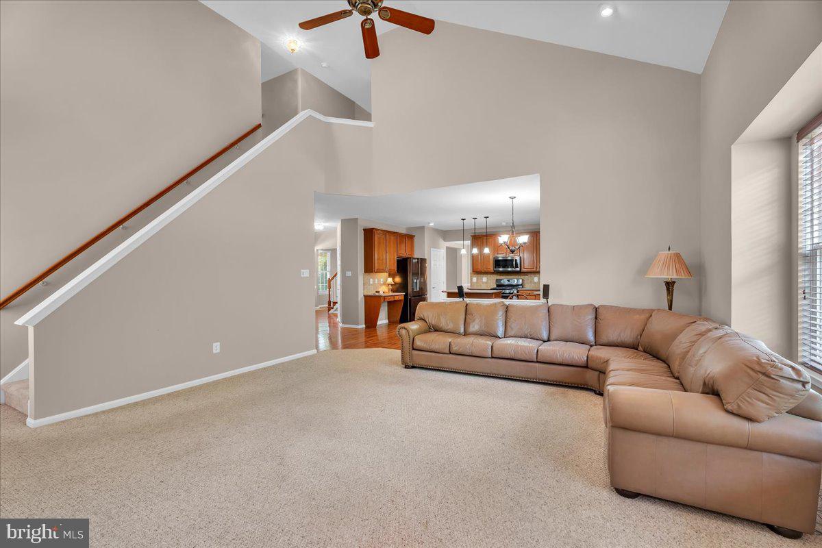 68 Hillside Lane Mount Laurel, NJ 08054 - Photo 15 of 36 a living room with furniture and a ceiling fan