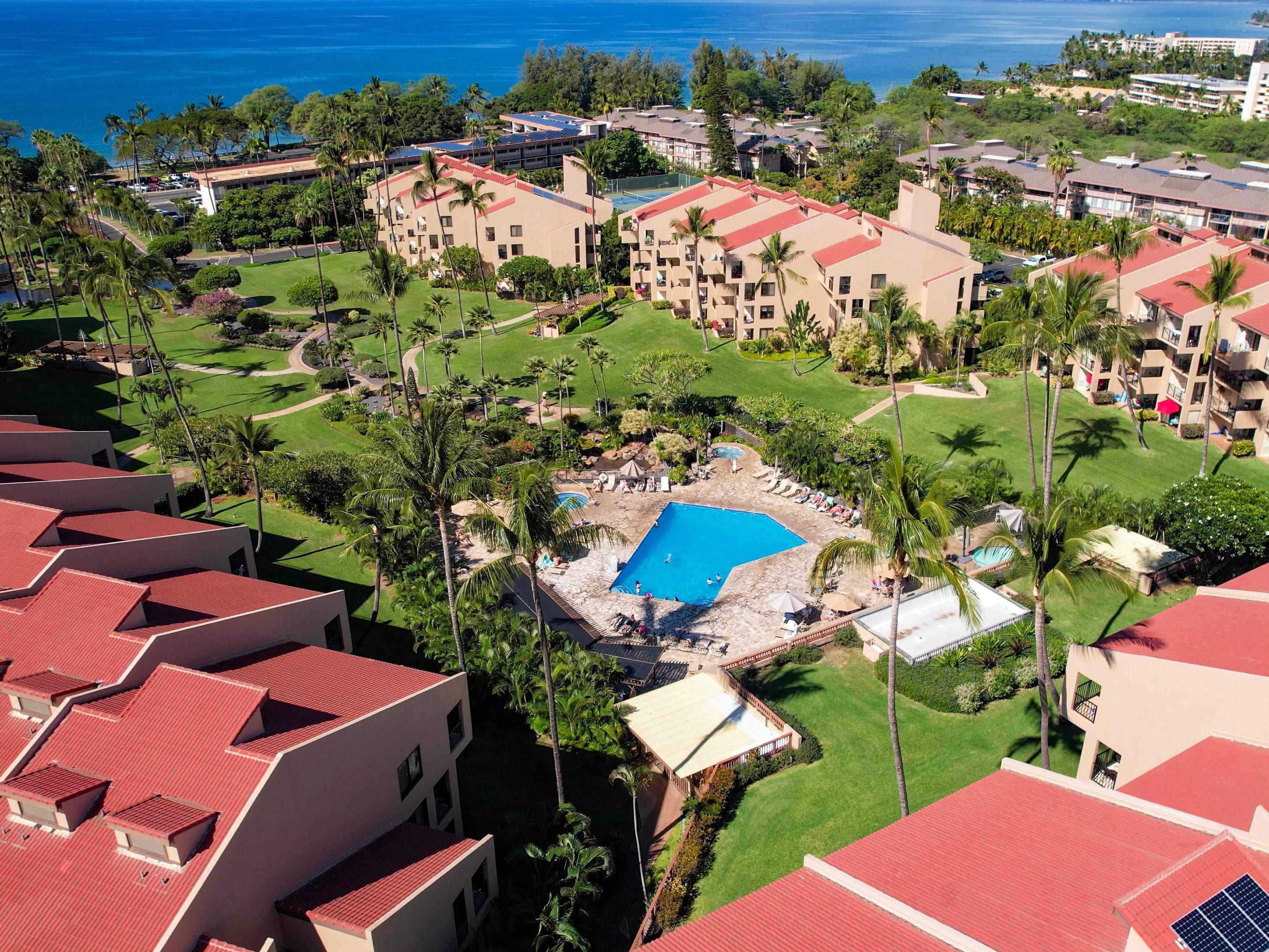 2695 South Kihei Road, Unit 7204 Kihei, HI 96753 - Photo 29 of 32 an aerial view of residential houses with outdoor space